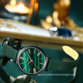 CURREN 9076 Top Brand Luxury Women Watch Malachite Green Dress Bracelet Mesh Wristwatch Simple Quartz Clock For Female 6 Colors